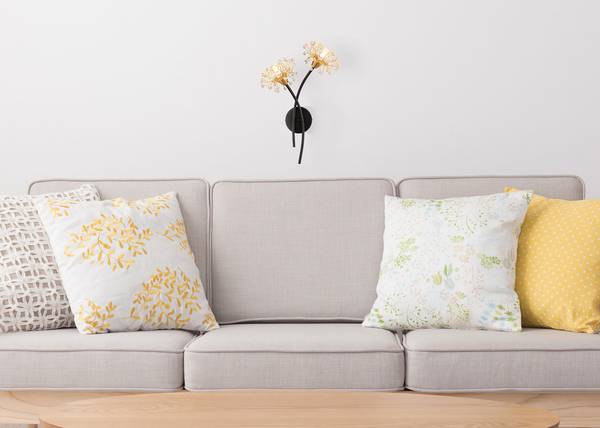 Lampada da parete Fiore Vetro acrilico / Ferro - 2 punti luce