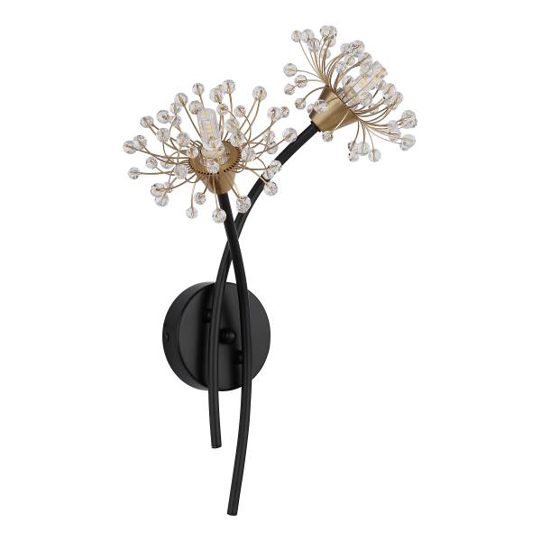 Lampada da parete Fiore Vetro acrilico / Ferro - 2 punti luce