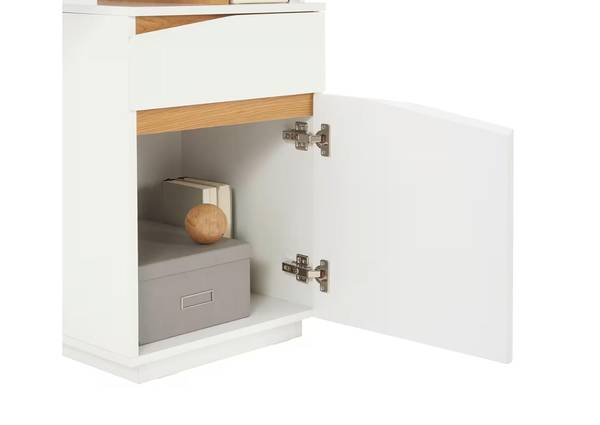 Schreibtisch Inkabo Weiß / Eiche