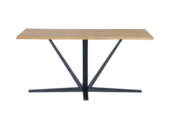 Tavolo da pranzo Riscas Effetto rovere / Nero