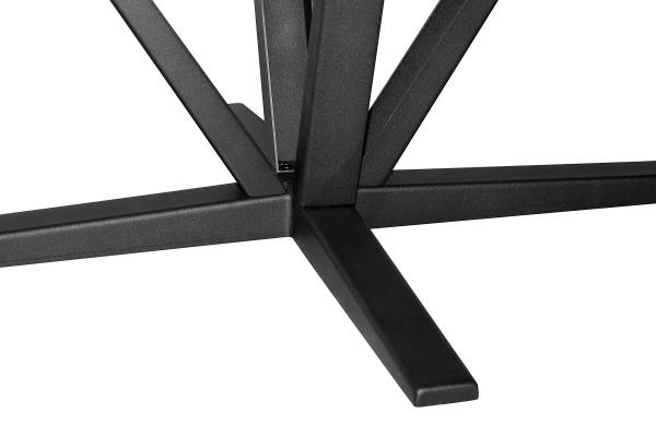 Tavolo da pranzo Riscas Effetto rovere / Nero