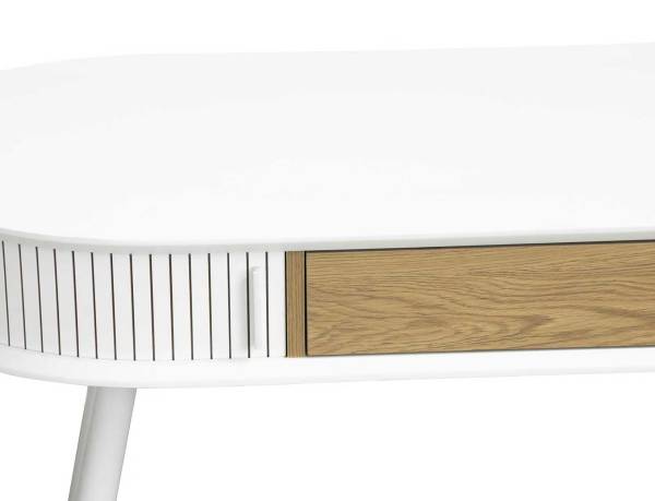 Scrivania Ogouro Bianco / Effetto rovere