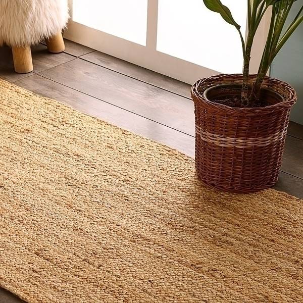 Tappeto di iuta Lola 100% iuta - Miele - 80 x 350 cm