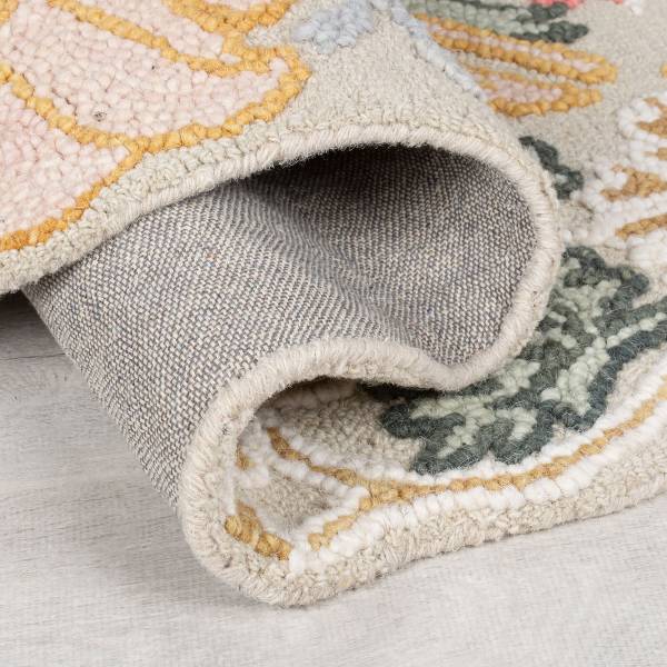 Läufer Daphne Wolle - Pink