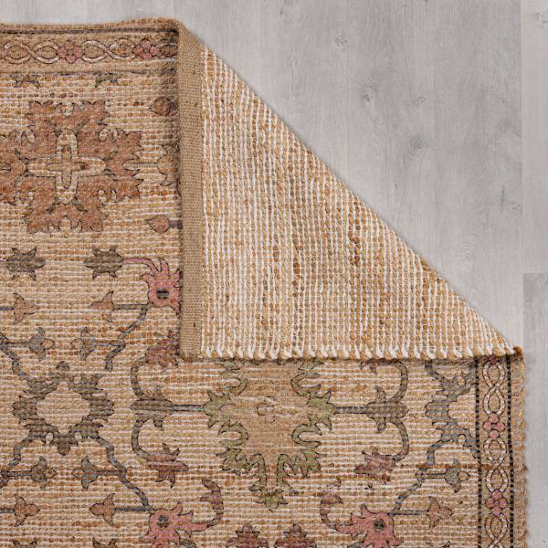 Juteteppich Celine Webstoff - Beige - 120 x 170 cm
