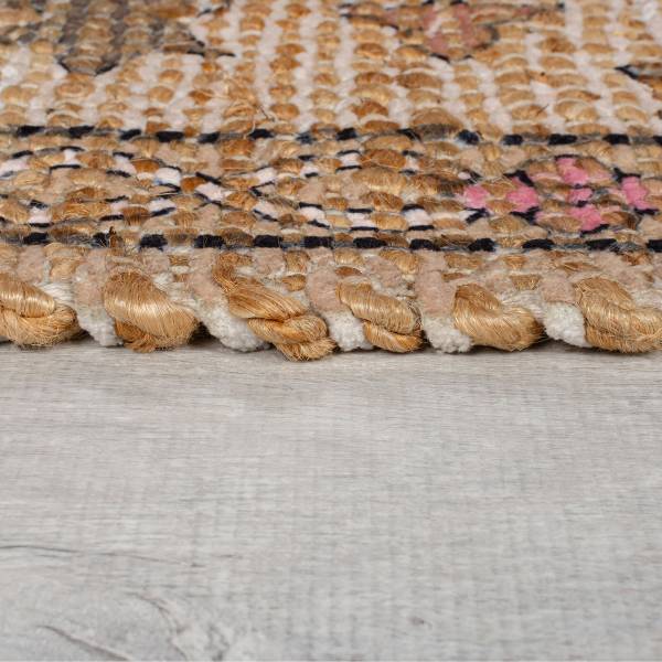 Juteteppich Celine Webstoff - Beige - 120 x 170 cm