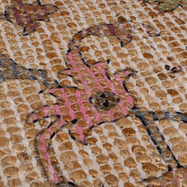 Juteteppich Celine Webstoff - Beige - 120 x 170 cm