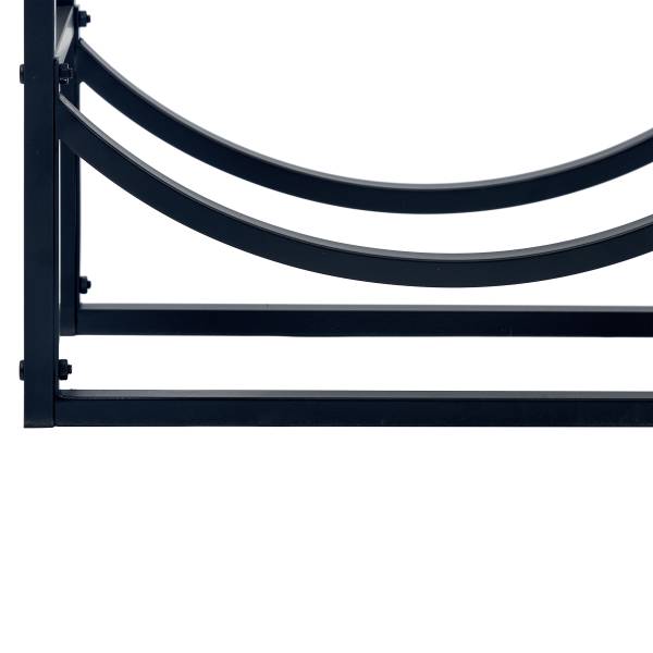 Portalegna Sheral C Metallo - Nero