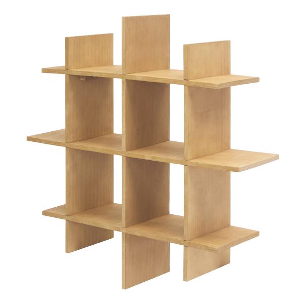 Gefineerde wandkast voor mokken SONDAY A sparrenhout