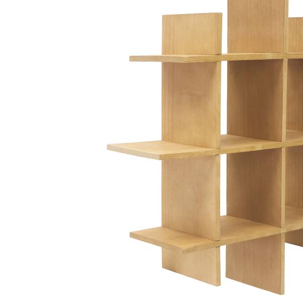 Gefineerde wandkast voor mokken SONDAY A sparrenhout