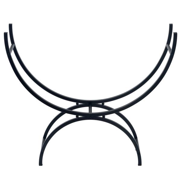 Feuerholz-Regal Sheral Typ A Metall - Schwarz