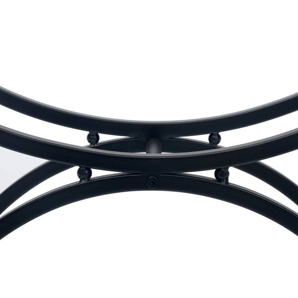 Feuerholz-Regal Sheral Typ A Metall - Schwarz