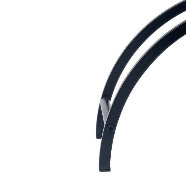 Feuerholz-Regal Sheral Typ A Metall - Schwarz