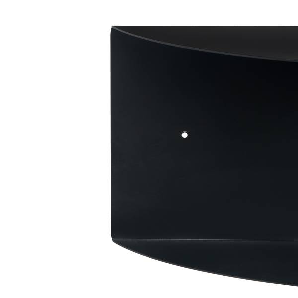 Mensola Beikou - mezza luna metallo - Nero
