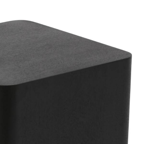 Set di 2 tavolini Square Impiallacciato in vero legno - Frassino nero