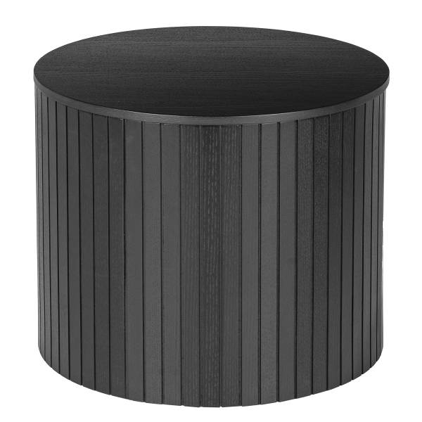 Set di 2 tavolini Moween Impiallacciato in vero legno - Frassino nero