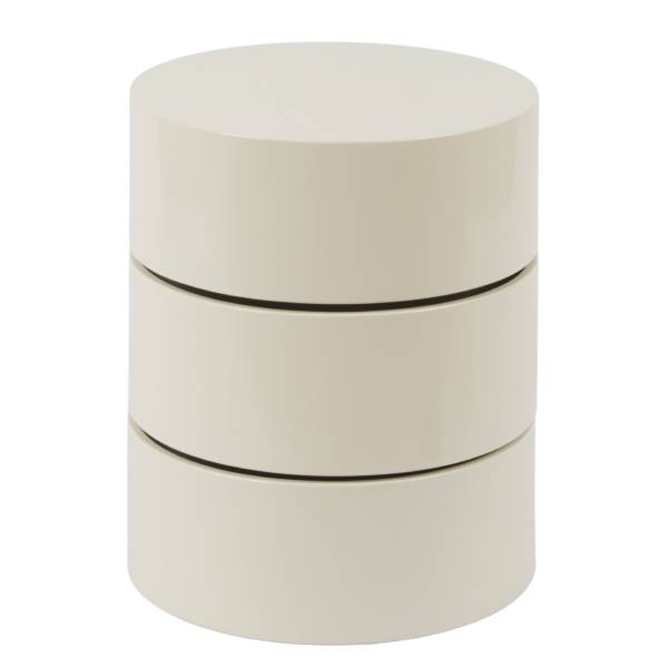 Beistelltisch Crazy Hochglanz Beige
