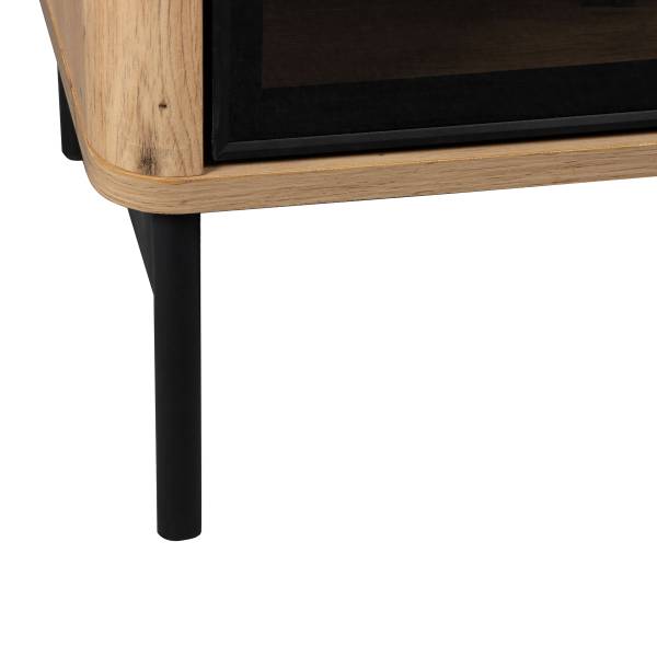 Madia Kivett Effetto rovere / Nero