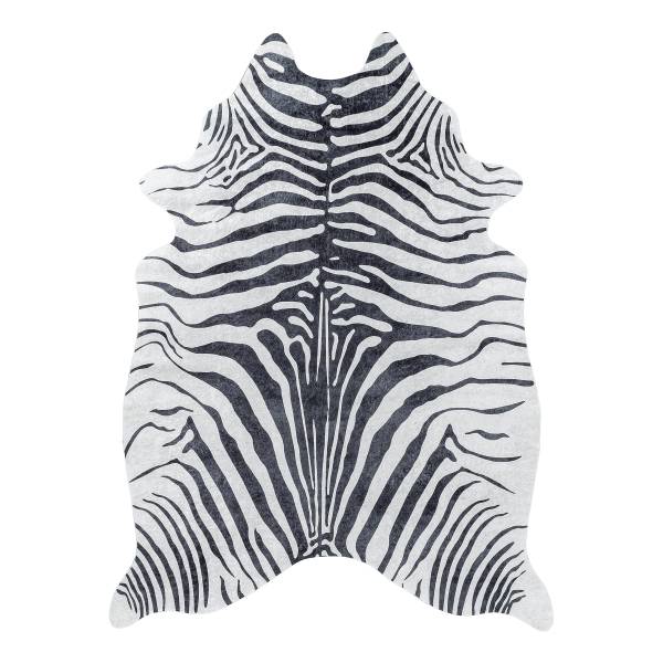 Tappeto Etosha A poliestere - Nero - 100 x 135 cm