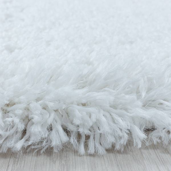 Passatoia Fluffy Poliestere / Polipropilene - Bianco