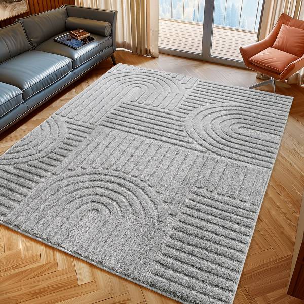 Läufer Art Polypropylene / Polyester - Silber