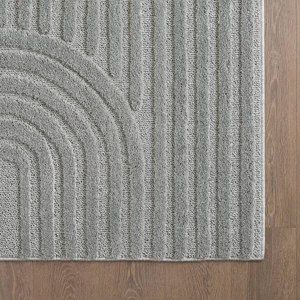 Läufer Art Polypropylene / Polyester - Silber