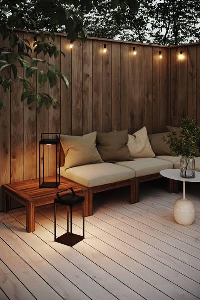 LED-Solarlaterne Pure Eisen - Schwarz - 1-flammig - Höhe: 53 cm
