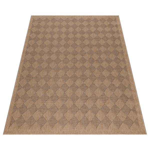 Tappeto da esterno Dhaka F Polipropilene / Poliestere - Beige / Nero