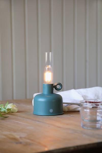 LED-Tischlampe Astrid Polycarbonat - 1-flammig - Grün