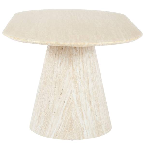 Couchtisch HALBURN Travertin Stein Dekor