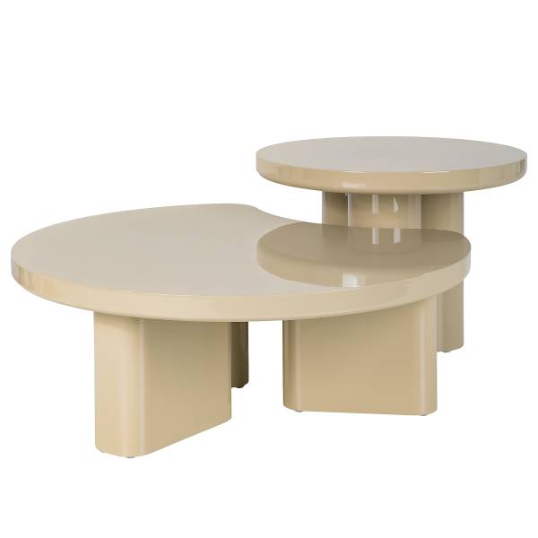 Couchtisch Frazier Hochglanz Crema