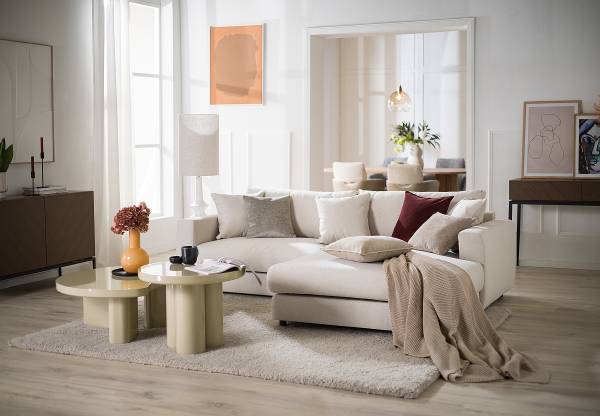 Couchtisch Frazier Hochglanz Crema