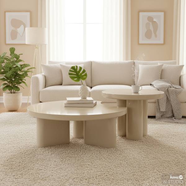 Couchtisch Frazier Hochglanz Crema