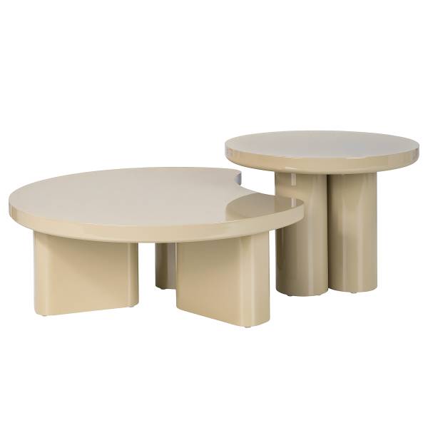 Couchtisch Frazier Hochglanz Crema