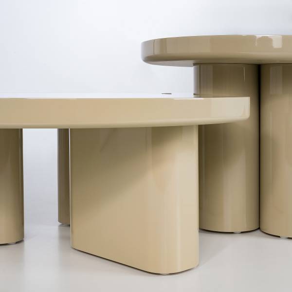 Couchtisch Frazier Hochglanz Crema