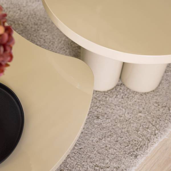 Couchtisch Frazier Hochglanz Crema