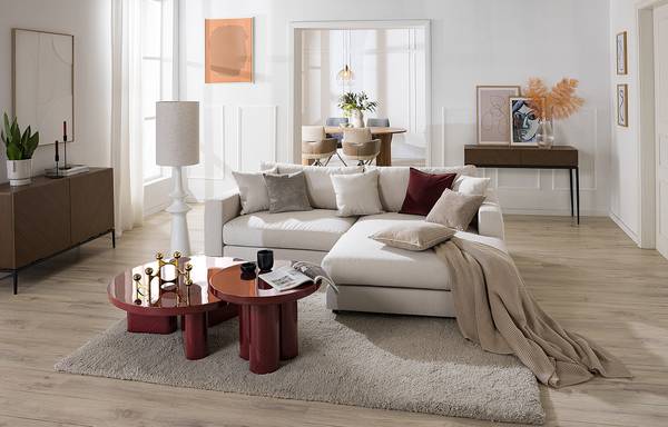 Couchtisch Frazier Hochglanz Brombeer