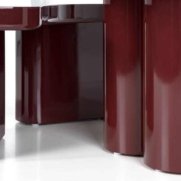 Couchtisch Frazier Hochglanz Brombeer
