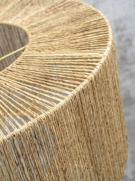 Pendelleuchte Iguazu Typ A Jute - Beige - 1-flammig