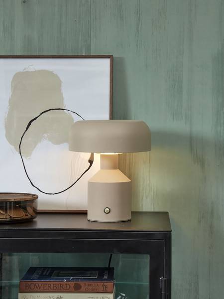 Tafellamp Porto type A ijzer - 1-lichts - beige