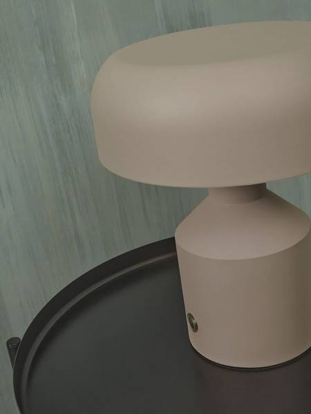Tafellamp Porto type A ijzer - 1-lichts - beige