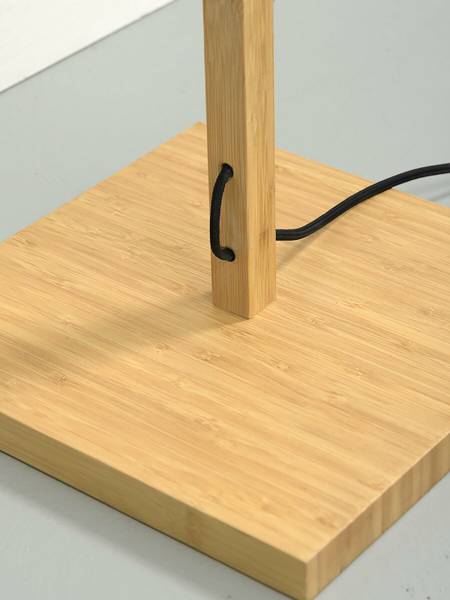 Vloerlamp Java type H bamboe - beige/ zwart - 1-lichts