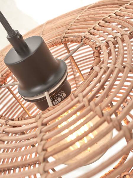 Staande lamp Tanami type A bamboe - beige - 1-lichts