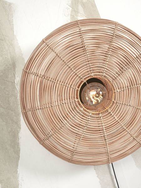 Wandlamp Tanami type C bamboe - beige - 1-lichts