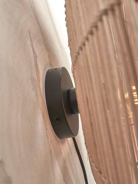 Wandlamp Tanami type C bamboe - beige - 1-lichts
