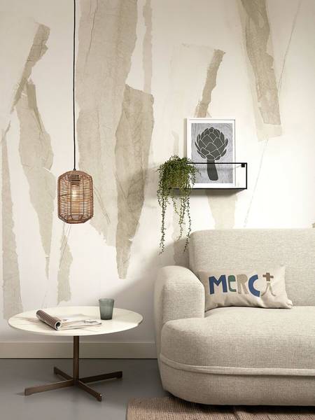Lampada a sospensione Tanami Rattan - beige - 1 punto luce