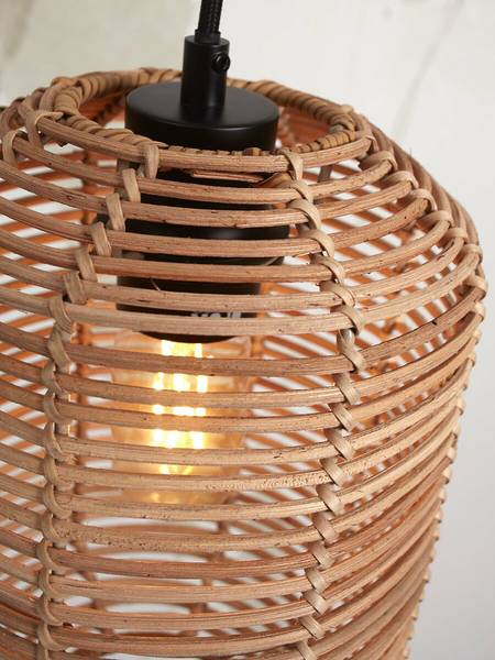 Lampada a sospensione Tanami Rattan - beige - 1 punto luce