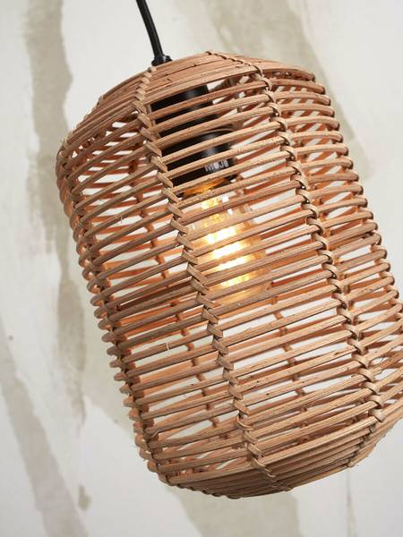 Lampada a sospensione Tanami Rattan - beige - 1 punto luce