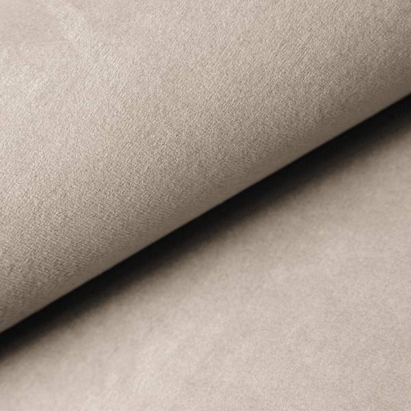 Boxspringbett Alcaro Samt Fraya: Creme - 180 x 200cm