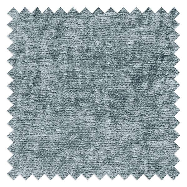 Lit boxspring Hawdon Tissu chenille Lorin: Bleu glacier - 180 x 200cm